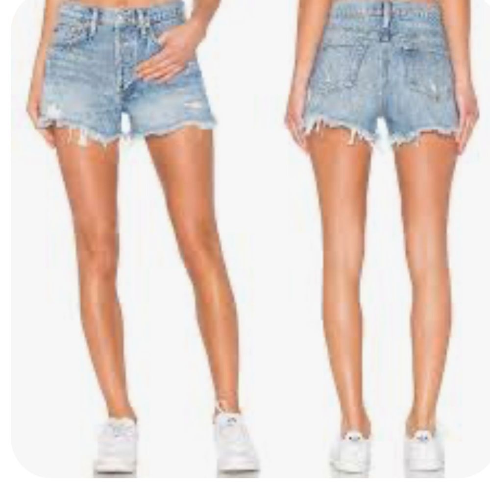 AGOLDE Parker Vintage Cut Off Shorts, "Swapmeet" wash, size 26